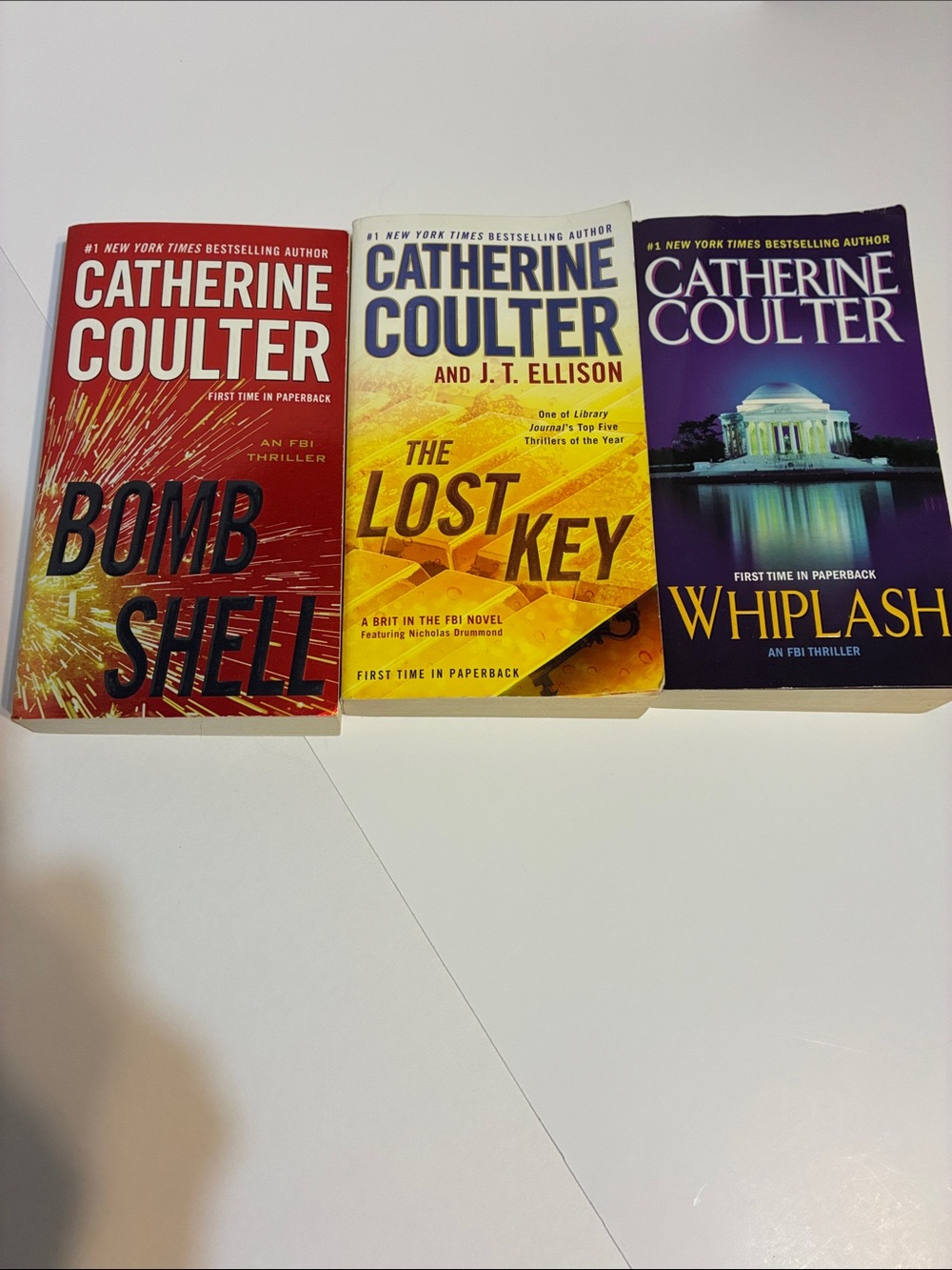 Catherine Coulter Paperback Thriller Collection - all 3 books for $6